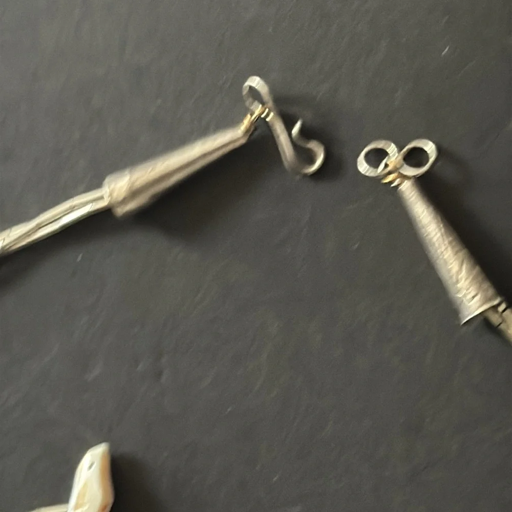 Vintage 70s Zuni Sterling Silver Bird Fetish Necklace - Picture 14 of 14